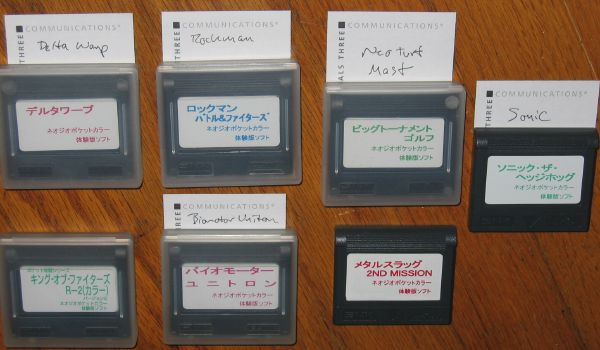 Neo Geo Pocket stuff- DEMO carts, rare UK + JP | Neo-Geo Forums